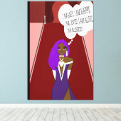 Gratitude Canvas Afdruk (Insitu (Houten vloer))