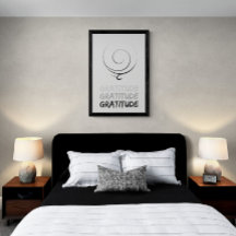 Gratitude Canvas afdrukken