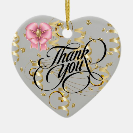 Gratitude Ceramic Ornament (Voorkant)