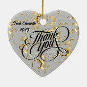 Gratitude Ceramic Ornament (Achterkant)