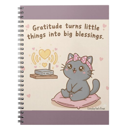 Gratitude Changes Everything – Daily Notebook Notitieboek (Voorkant)