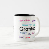 Gratitude Coffee Mok (Voorkant rechts)