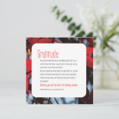 Gratitude Corporate Holiday Card Kaart (Staand voorkant)