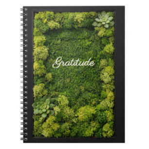 Gratitude Dagboek Groen Mos Esthetische Welzijn Notitieboek