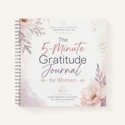 Gratitude Dagboek voor Moeder Notitieboek (Voorkant)