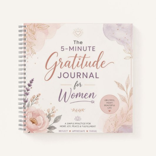 Gratitude Dagboek voor Moeder Notitieboek (Voorkant)