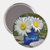 Gratitude Daisy Magneet (Voorkant / Achterkant)