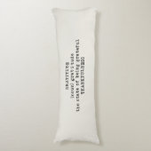 Gratitude Definition Accent Body Pillow Lichaamskussen (Voorkant Verticaal)