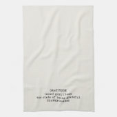 Gratitude Definition Kitchen Towel Theedoek (Verticaal)