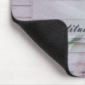 Gratitude Dogwood Geïnspireerd roze Floral Muismat (Hoek)