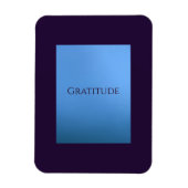 "Gratitude" Flexibele fotomagneet Magneet (Verticaal)