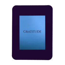 "Gratitude" Flexibele fotomagneet Magneet