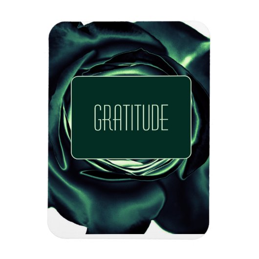 "Gratitude" Flexibele fotomagneet Magneet (Verticaal)