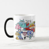 Gratitude Funny Cartoon Monster Morphing Mok (Links)