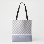 Gratitude Geruite Journal Tote Bag (Voorkant)