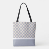 Gratitude Geruite Journal Tote Bag (Achterkant)