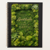 Gratitude & Goals Green Moss Mindfulness Planner (Voorkant)