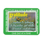 gratitude inspirational magnet magneet (Horizontaal)