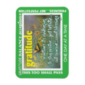 gratitude inspirational magnet magneet (Verticaal)