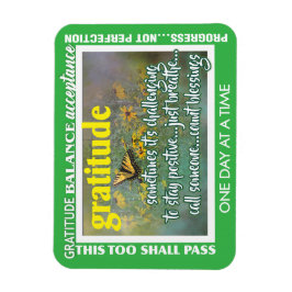 gratitude inspirational magnet magneet