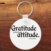 Gratitude is de beste houding sleutelhanger (Voorkant)