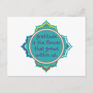 Gratitude is de ventilator briefkaart