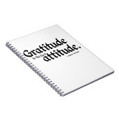 Gratitude is het beste notitieboek van Attitude (Rechterzijde)