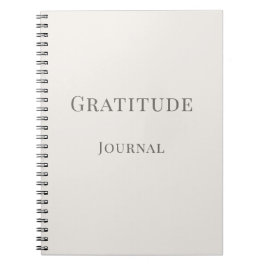 Gratitude Journaal - Minimalistisch Typografie Not Notitieboek