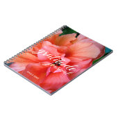 Gratitude Journal Beauful Flower en aangepaste naa Notitieboek (Linkerzijde)