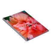 Gratitude Journal Beauful Tropical Flower Bloom Notitieboek (Rechterzijde)