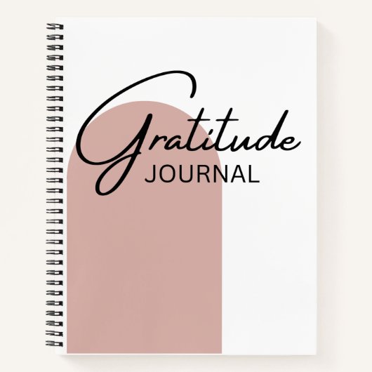 Gratitude Journal Boho Abstract Kunst Notitieboek (Voorkant)