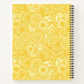 Gratitude Journal Custom Name Floral Daisy Pattern Notitieboek (Achterkant)