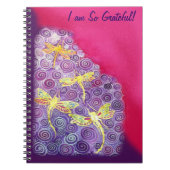 Gratitude Journal: Dragonfly Afbeelding zijde Cyn Notitieboek (Voorkant)