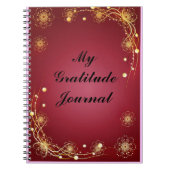 Gratitude Journal Notitieboek (Voorkant)