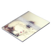 Gratitude Journal Slapende Kat Aanpasbare Tekst Notitieboek (Linkerzijde)