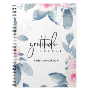 GRATITUDE JOURNAL SOFT PINK BLUSH BLAURAAL NOTITIEBOEK