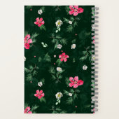 Gratitude Journal Waterverf Red en roze Notitieboek (Achterkant)