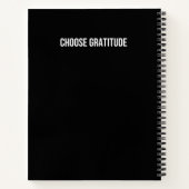 Gratitude Journal – Zwart & Wit Dankbaar Altijd Notitieboek (Achterkant)