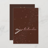 Gratitude-kaart Bedankkaart (Voorkant / Achterkant)