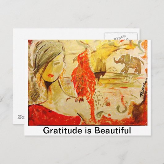 Gratitude-kaarten Briefkaart (Voorkant / Achterkant)