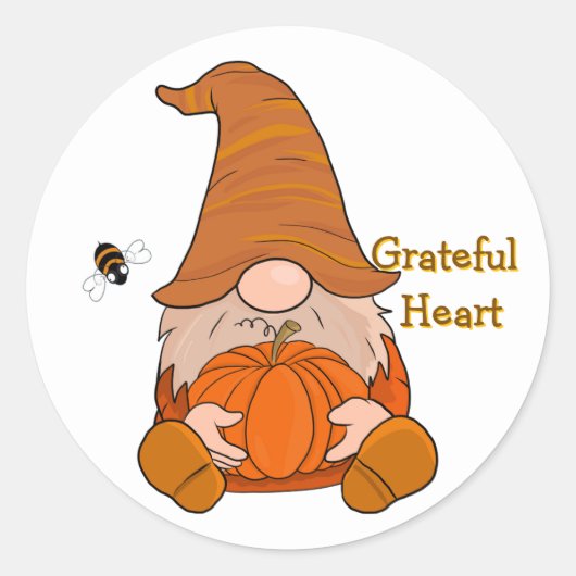 Gratitude Kabouter Sticker (Voorkant)