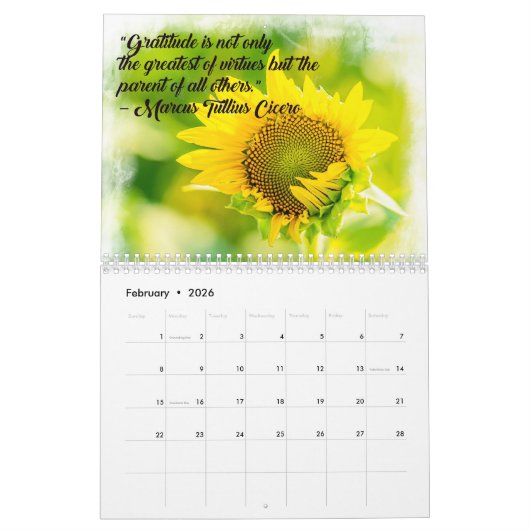 Gratitude  kalender (Feb 2026)