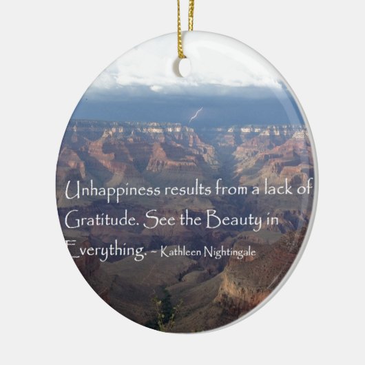 Gratitude Keramisch Ornament (Links)