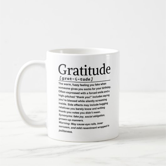 Gratitude Koffiemok (Links)
