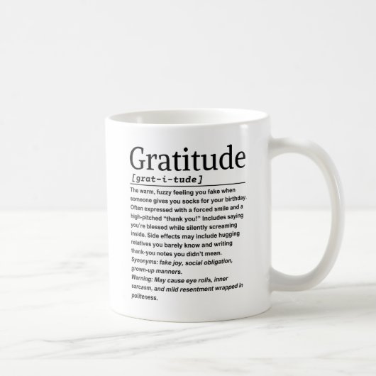Gratitude Koffiemok (Rechts)