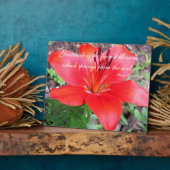 Gratitude Lilie Fotoplaat (Zijkant)