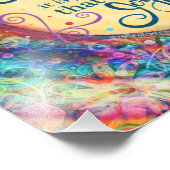 "Gratitude maakt ons blij" Geïnspireerde foto Foto Afdruk (Hoek)