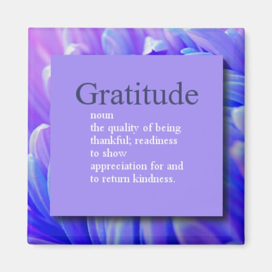Gratitude Magnet (Voorkant)