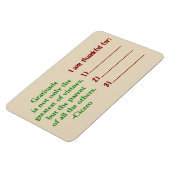 Gratitude Magnet Magneet (Linkerzijde)
