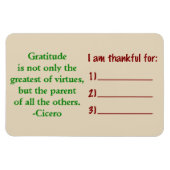 Gratitude Magnet Magneet (Horizontaal)